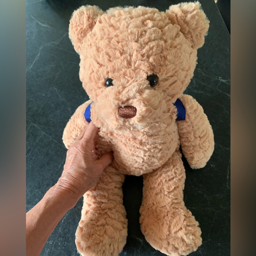 DAN DEE  | Plush Bear with Blue Indigo Backpack